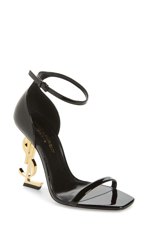 ysl open toe heels|ysl high heels black.